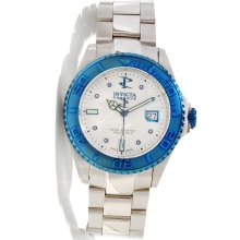 Invicta 11570 Men's Reserve Pro Diver Blue Bezel White Dial Stainless