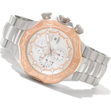 Invicta 12430 Pro Diver Silver Rose Dl Qtz Chrono Ss