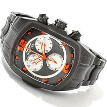 Invicta 1685 Lupah Revolution Gunmetal Orange Dial