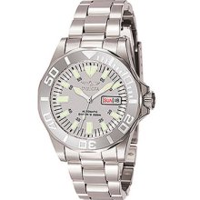 Invicta 7048 Men's Pro Diver Stainless Steel Band Silver Dial Watch