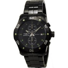 Invicta 7387 Men's Signature II Black Ion Plated Black Dial Chron ...