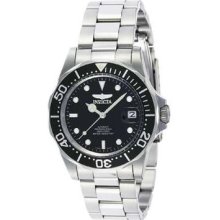 Invicta 8926 Men's Pro Diver Stainless Steel Band Black Dial Watch