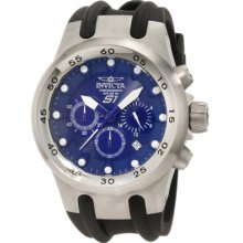 Invicta Men's 1507 Specialty S1 Chronograph Blue Dial Black Polyurethane Watch