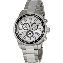 Invicta Men's 1554 Stainless Steel Sport Dive Silver Chrono Dial Quartz Watch