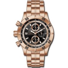 Invicta Men's 18k Gold Plated Ocean Pilot 100m Chronograph Tachymeter Watch $795