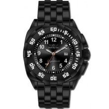 Invicta Men's 7296 Black Ip Large Tritnite Night Glow Date Watch