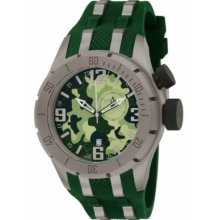 Invicta Men's Coalition Forces Swiss Gmt Camouflage Dial Strap Watch 10017