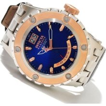 Invicta Men's Subaqua Reserve Blue Textured Dial Day Date Watch 10097