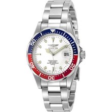 Invicta Pro Diver Men's Stainless Steel Case Date Steel Bracelet Watch 8933