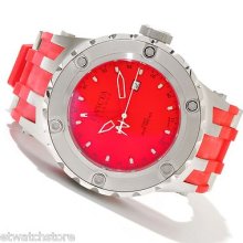 Invicta Reserve Men's Specialty Subaqua Swiss Made Quartz Gmt 1395 Red Sas