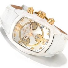 Invicta Women 0311 Lupah Revolution Chrono White Mother-of-pearl Dial Watch