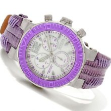 Invicta Womens Reserve Ocean Reef Swiss Made Chronograph Diamond Accented Watch