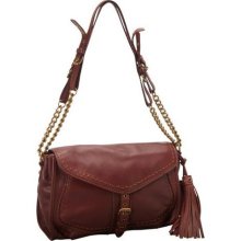 Isabella Fiore Heritage Buckle Detail Crossbody Brandy - Isabella Fiore Designer Handbags