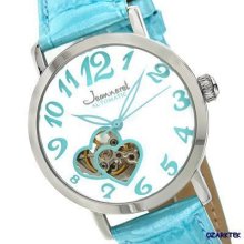 Jeanneret Ladies Diana Ii Automatic Purple/pink/ Blue/ Choice Of Watches