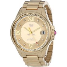 Juicy Couture Women's 1901026 Jetsetter Gold Plated Bracelet Watch