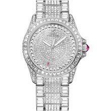 Juicy Couture Women's 1901039 Stella Swarovski Crystal Set Bracelet Watch