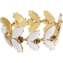 Kate Spade Enchanted Flower Garden Bracelet Crystal Gold