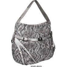 Kathy Van Zeeland Bb Hobo H68010 Handbag Purse Lilac Snake With Tags