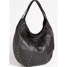 Kelsi Dagger 'Charlie' Leather Hobo Black