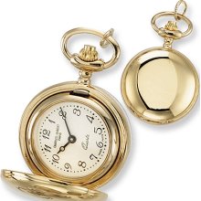 Ladies Charles Hubert Polished Gold-plated Brass Pendant Watch