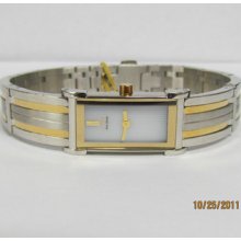 Ladies Citizen Quartz Eco-drive Watch Gold Overtone Two-tone Band & Case