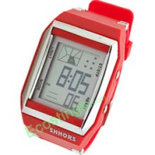 Ladies Sports LCD Digital Alarm Wrist Watch Stopwatch