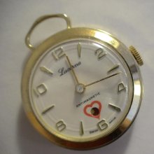 Lady Nelson Lucerne Swiss Made Open Heart Pendant Watch