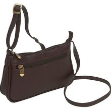 Le Donne Leather Top Zip Mini Cross Body 4 Colors