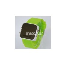 led lights digital quartz gift silicone watch casual jelly stylish wri