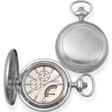 Legere Pocket Timepieces Stainless Steel Pocket Watch