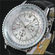 Luxury Automatic Mechanical Mens Swiss Watch Chronograph Multi Function Calendar