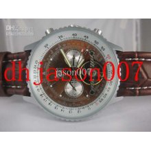 Luxury Automatic Tourbillon Date Big Watch Brown Dial Wrist Mens Wri