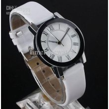 Luxury Black Frame Roman Numeral Watch Jp Quartz Watch 535tn