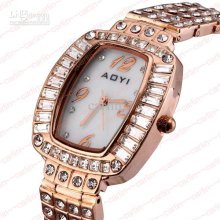 Luxury Jewelry Aoyi Watch Grade Trendy Diamonds Women Lady Fashion W