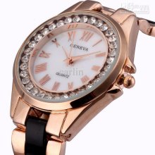 Luxury Jewelry Geneva Watch Grade Trendy Women Lady Fashion Watch Gi