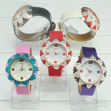 Luxury Women Candy Watches 2012 Jewelled Diamond Onli-963 Quartz Wat