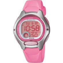 LW200-4BV Casio Womens Digital Pink Resin Strap Watch