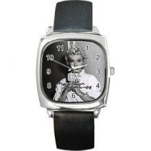 Marilyn Monroe Vol 2 Unisex Silver-Tone Square Metal Watch 14