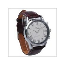 Maroon - Men's Analogue Quartz Wrist Watch