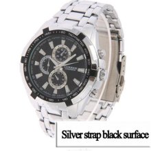 Men Lady Luxury Curren Stainless Steel Band Quartz Sports Wrist Watch 7 Color