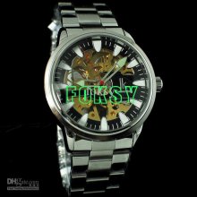 Mens Automatic Mechanical Watch Ik Watch Stainless Steel 0121