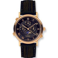 Mens Charmex Rose Gold-Plated Swiss Quartz Analog Watch