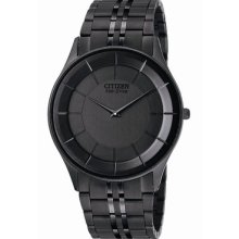 Mens Citizen Eco-drive Slim Ion Black Watch Ar3015-53e