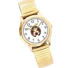 Men's Dason Reis Gold Plated Freemason Masonic Shrine Quartz Watch