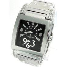 Men's De Grisogono Instrumentino Dual Time Diamond Watch + B&p Retail $9300