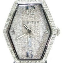 Mens Diamond Ice Tek Watch Magnum Pave Deluxe XXL Avi&Co 19.50ct