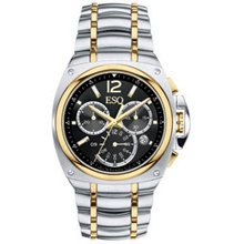 Men's ESQ Movado Bracer Chronograph Watch with Black Dial (Model: