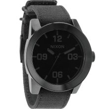 Men's Nixon The Corporal Watch in All Black