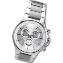 Men's Personalized Stainless Steel Chronograph Watch (17 Characters) lacoste