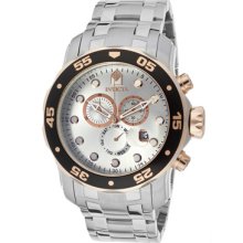 Men's Pro Diver Chronograph Silver Dial Stainless Steel ...